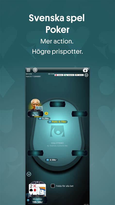 svenska spel app poker